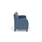 Lesro Siena Lounge Reception 3 Seat Tandem Seating No Center Arms, Black, MD Titan Upholstery SN3101 - alternate 2